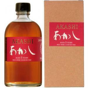 Whisky red wine cask aged 5 years 50 cl in astuccio
