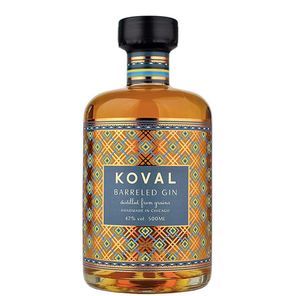 koval koval barreled gin distilled from organic grains 50 cl